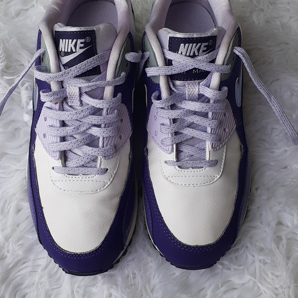 Nike Shoes | Nike Air Purple White Sneakers | Poshmark